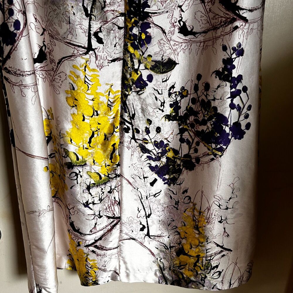 Taylor 100% Silk Floral Dress - Picture 8 of 13